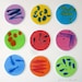 Petri Dishes 5 - original watercolor collage