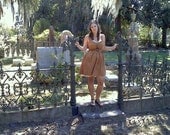 button front cotton sun dress- custom order