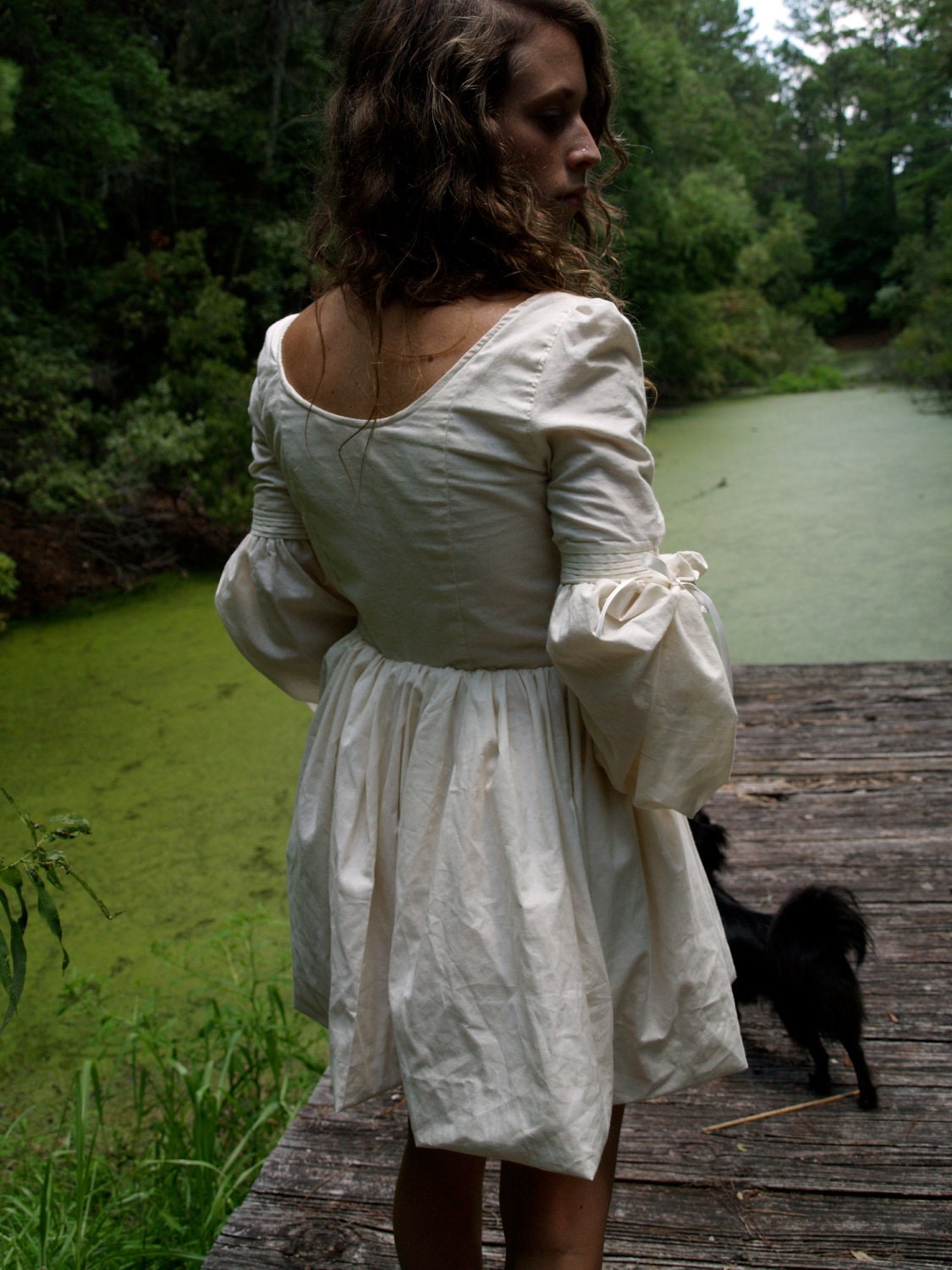 organic psych- folk mini dress with pockets