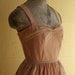 custom Bridesmaid dress Classic cotton sundress with gathered skirt, pockets antique lace detail, and attached petticoat-