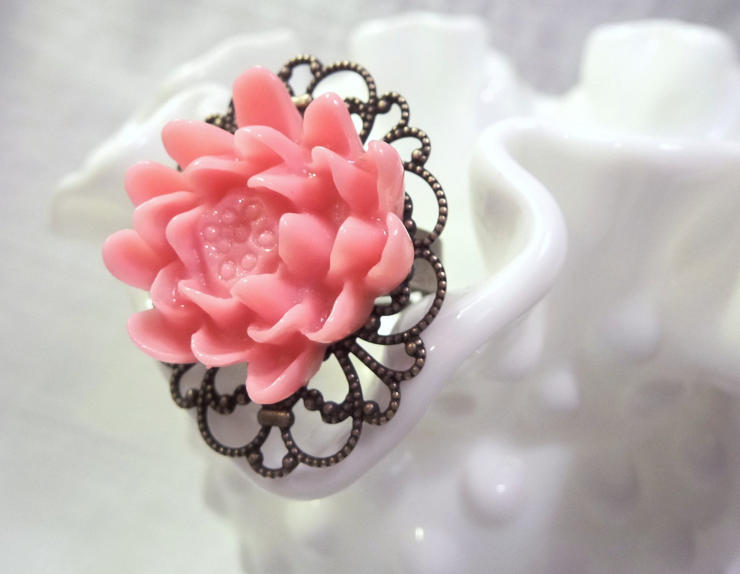Crazy Coral Flower Ring - FREE Shipping