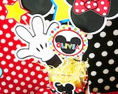 Mickey Mouse Party Printable Centerpieces - Clubhouse - Inspired by Mickey Mouse - Amanda's Parties TO GO