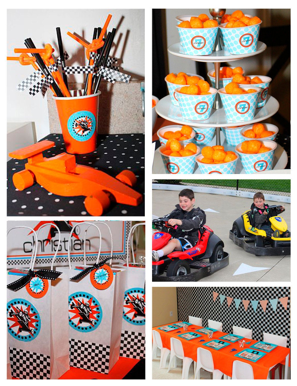 Go Kart Racer Party - Birthday - Race car - Stock Car - Huge Printables Set by Amanda's Parties To Go