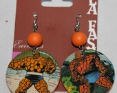 Marvel The Thing Fantastic Four Super Heroes Comic Book Earrings