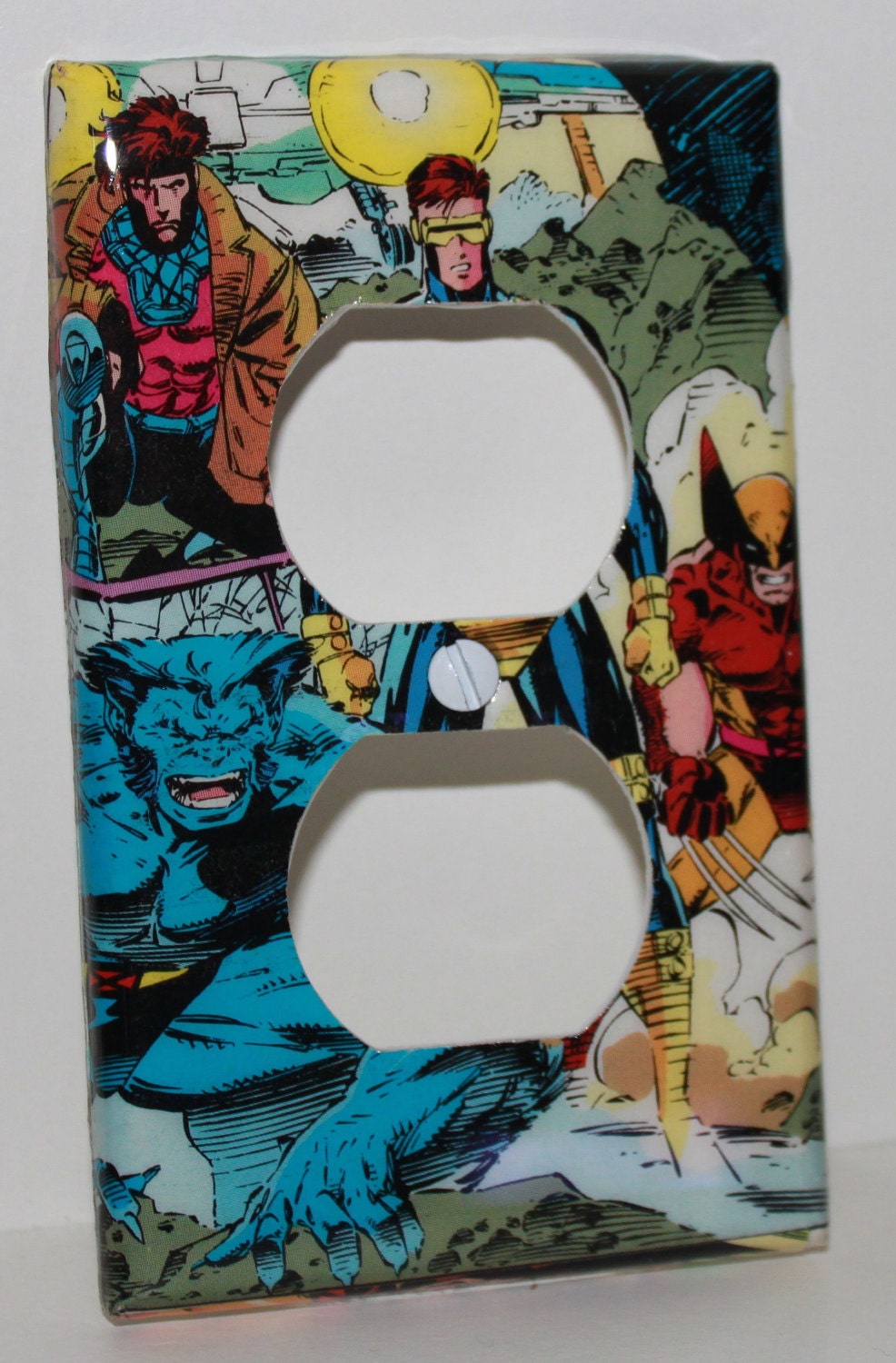 Xmen Marvel Wolverine Resin Plug Socket Cover