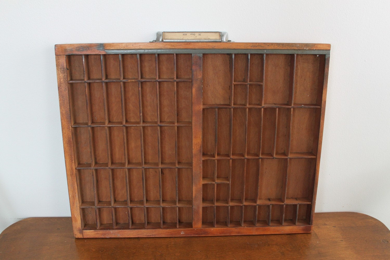 Vintage Printer Letterpress Drawer Tray