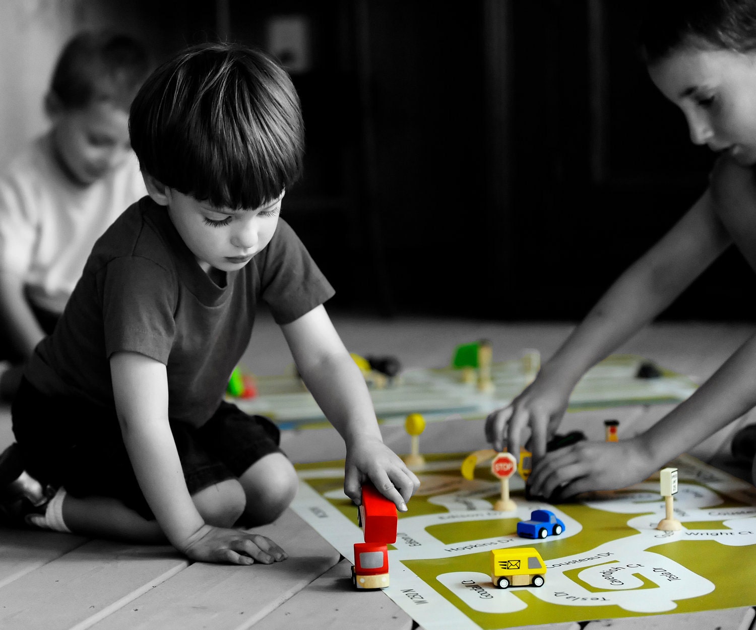 I am Here - Your neighborhood custom map play mat - SMALL
