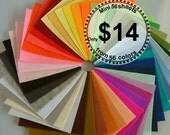 Felt Fabric--56 Felt sheets Mini set