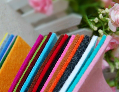thickness 3mm felt, 0.5 yard,2 sheets, Pick your own color from 36 colors