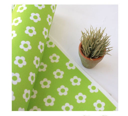 Flower  pattern felt ,  thickness 1mm,  22cm x 30cm, A4 size