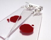 Blood Slide Earrings