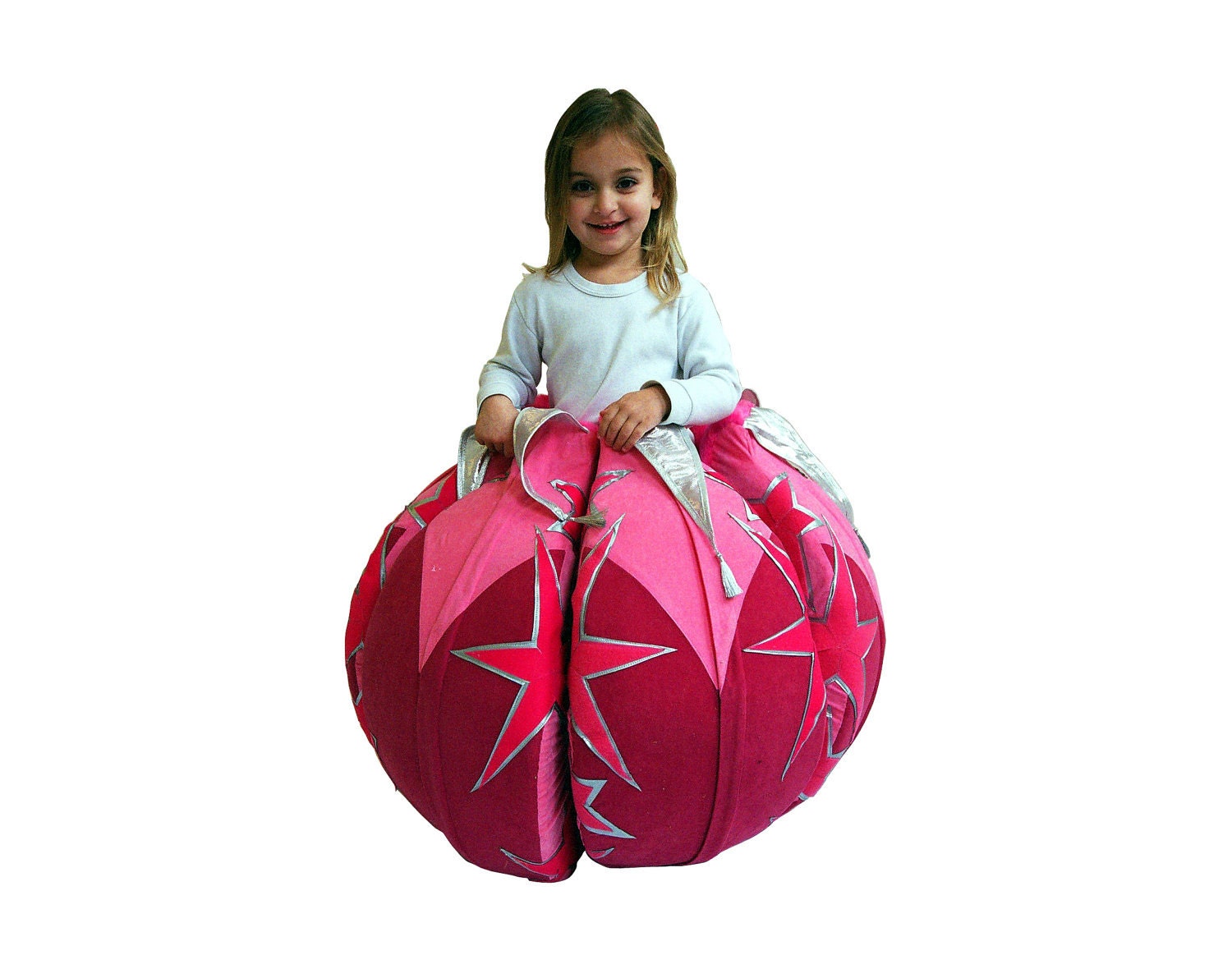 pink starfruit modular cushions