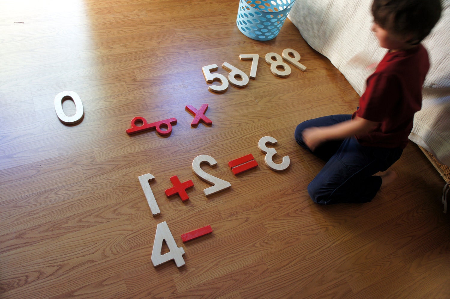 basic math wood blocks