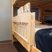 Alpha Bookshelf Bedrail (color natural birch, size medium for mattresses 5-10" thick)