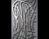 Art Nouveau Web No. 8 in Brushed Aluminum 23 X 59