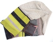 Sling Bag - Hand Woven Tubular Satchel with Zipper