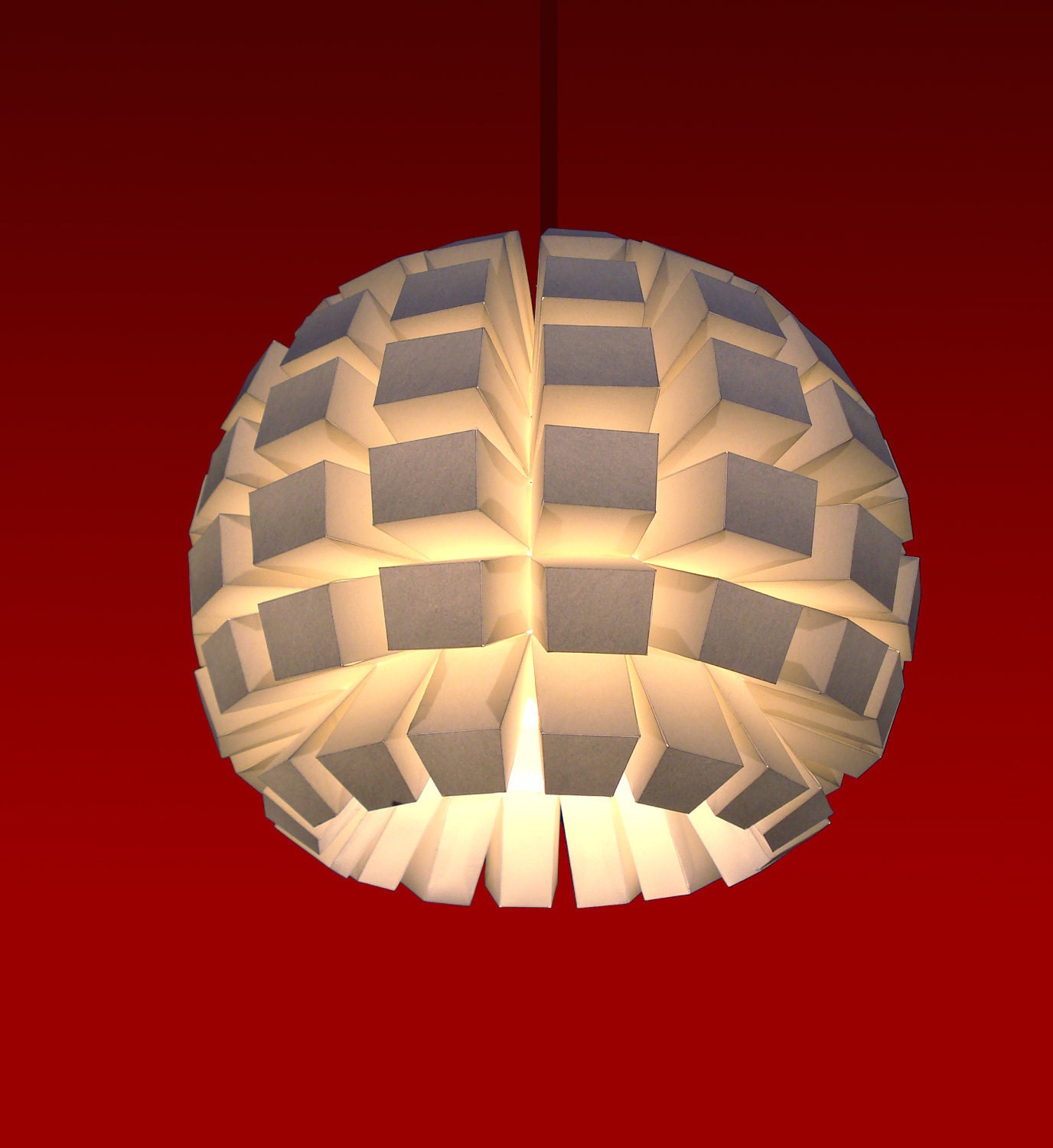 paper lightweight lampshade