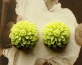 8pcs Wholesale Beautiful   Colorful Chrysanthemum  Cabochon  -   -16mm(CAB-BG -15)