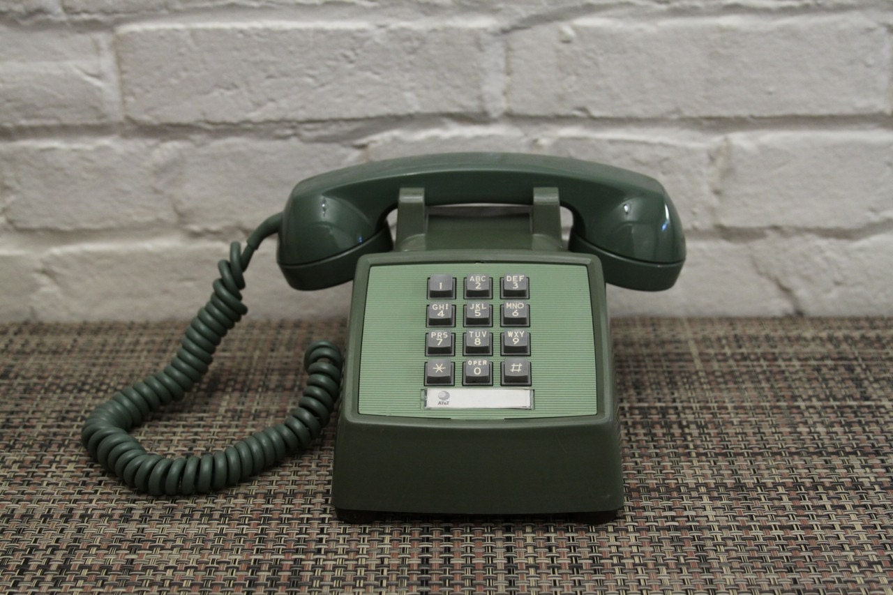 AvOcADO Push Button Phone