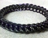 Black and Black Shadow Night Half Persian Bracelet