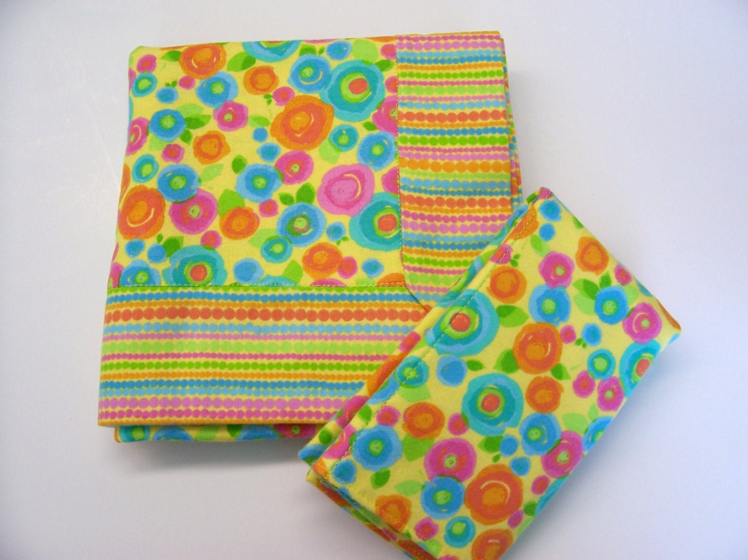 Double Flannel Baby Blanket with FREE Burp Cloth