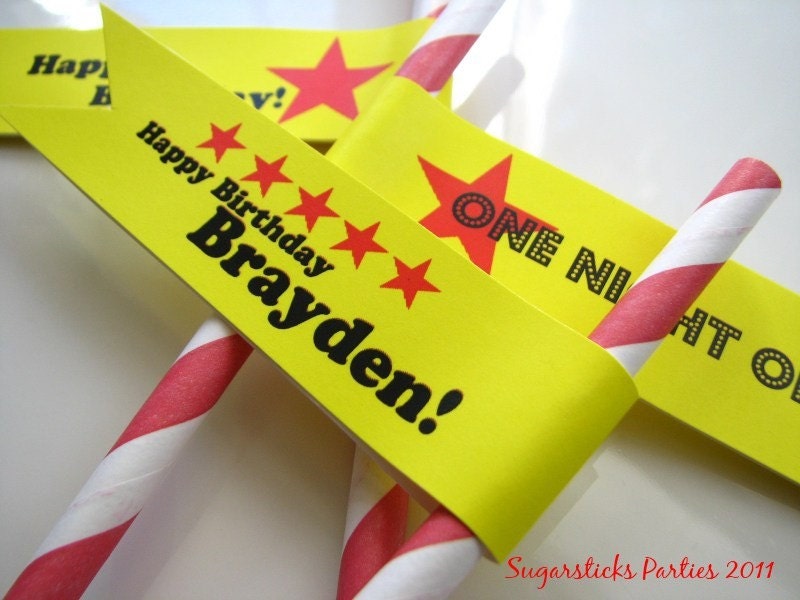 Movie night slumber party birthday / flags Il_170x135