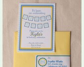 Stripe birthday party invitation Il_170x135
