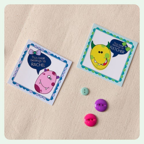 Monster book plates Il_170x135