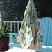 Vintage Mid Century Modern Patio Umbrella Portable For Table Or Chair