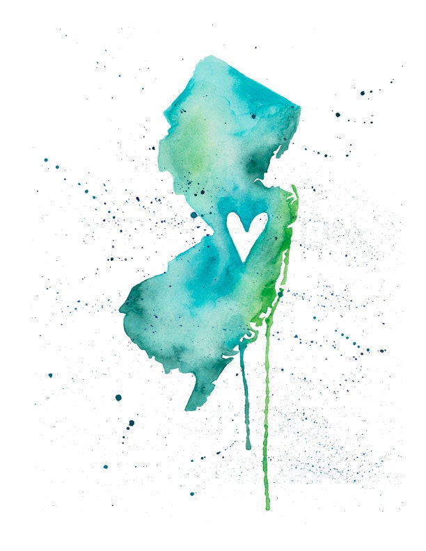 5x7 - New Jersey Love