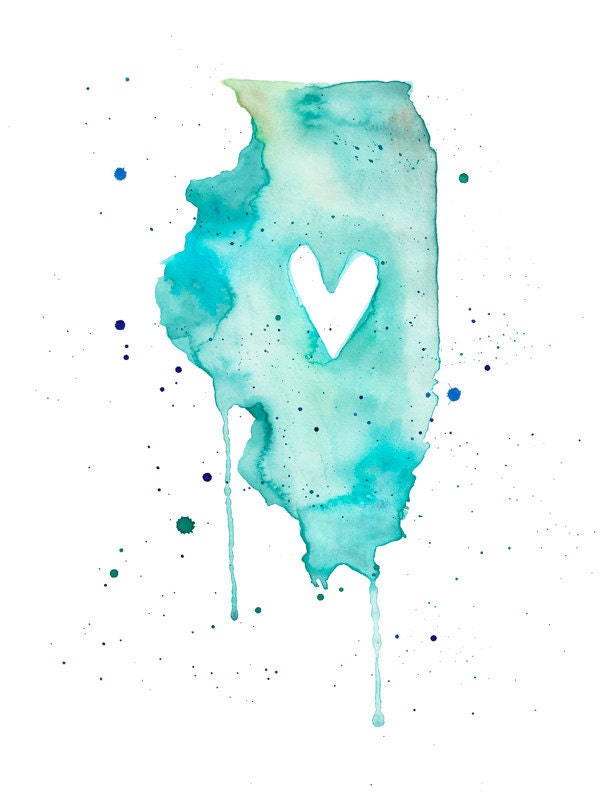 5x7 - Illinois Love
