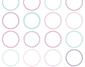 Round Frames Photoshop Brushes, Round Ornate Frames Photoshop Brushes - Commercial and Personal Use