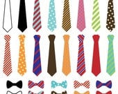 Ties Clipart Clip Art, Bow Ties Clip Art Clipart - Commercial and Personal Use