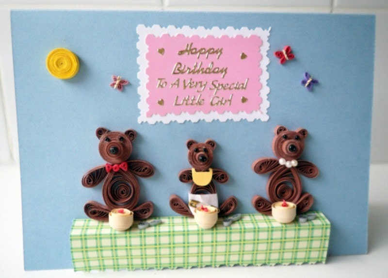 Quilling Teddy Bear