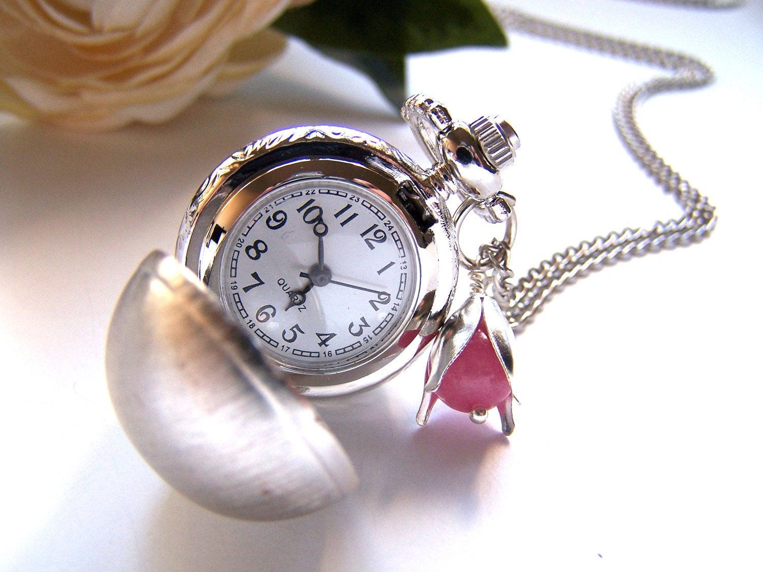 the sleeping beauty pocket watch (necklace).