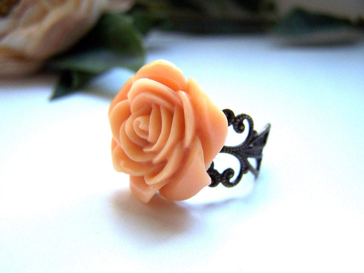 the tangerine barbara ring.
