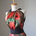 Dress / WEAR ART / Van Gogh / Brown red  / Romantic / Dreamy / Soft / Silk / Flowy / Delicate / Tunic / Art Dress