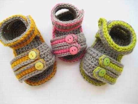 Baby Booties Crochet Pattern, Crochet Baby Booties Pattern, Booties Crochet Pattern, Sporty Sandals for Boys or Girls
