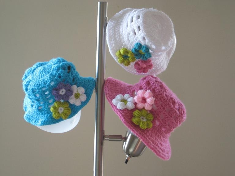 Crochet Pattern Baby Sun  Hat , Hat Crochet Pattern, Baby to 10 Years ( pdf pattern)