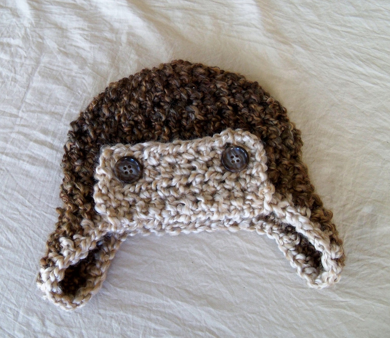 Baby Aviator Hat - Newborn Aviator Hat - Baby Hat - Photography Prop - By JoJo'sBootique