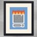 The IT Crowd Inspired Art Print, Fire Quote, 8x10 inch