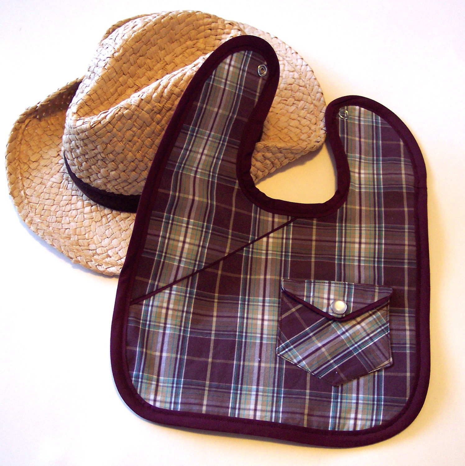 baby bib western Pattern INSTANT DOWNLOAD
