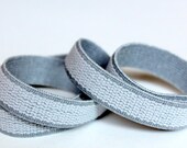 Flat Elastic, Ten Yards Elastic, Sewing Notions, Half Inch Wide Elastic, Sewing Supplies, Costumes, Gray, Grey