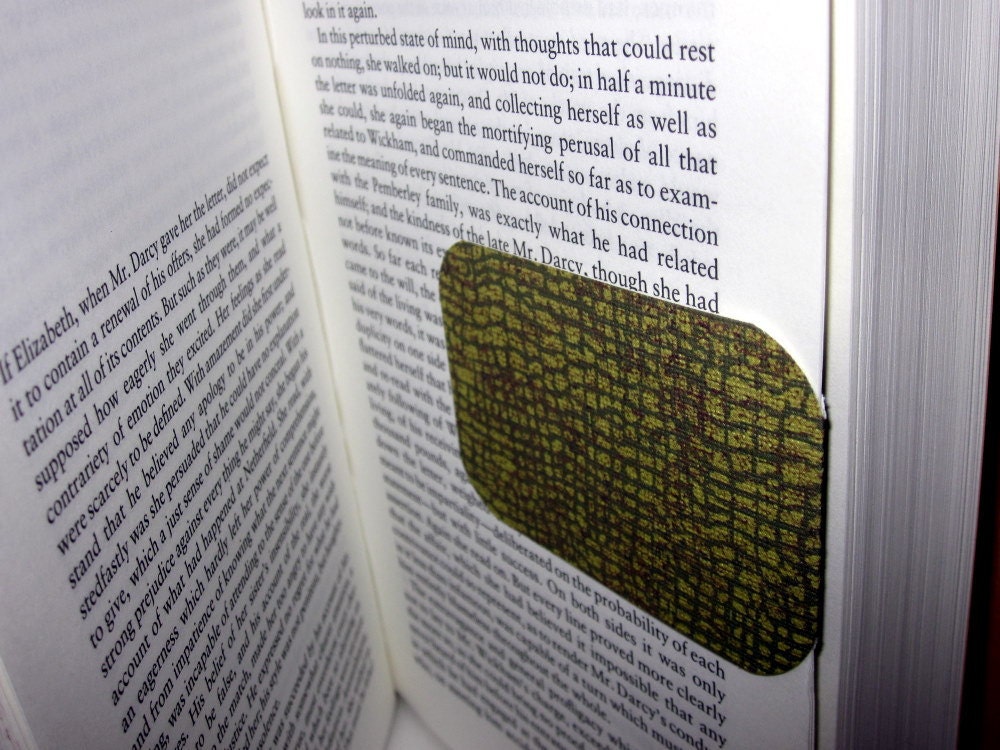 Magnetic Bookmark (One tough Crocodile)