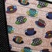 Coffee Place Mats Quilted and Reversible Set of 4 fabric from Andover