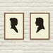 Star Wars, Princess Leia, Han Solo, Silhouette, The Empire Strikes Back, 5 x 7 Art Prints, I LOVE YOU / I KNOW, Modern Poster, Retro Home