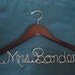 Personalized bridal hanger, Romantic script, Bride, Bridal party, wedding gift