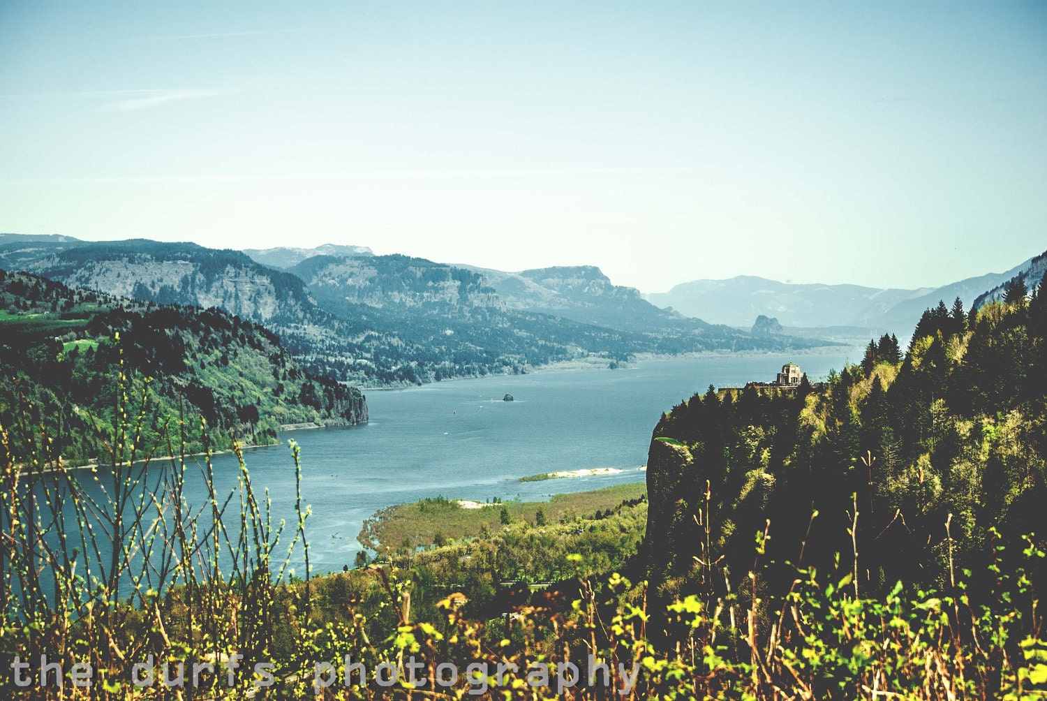 look deep into nature - fine art photograph- 11x17 -columbia river gorge - vista house -portland - oregon