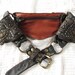 Tribal Leather Brass Ring Utility Belt