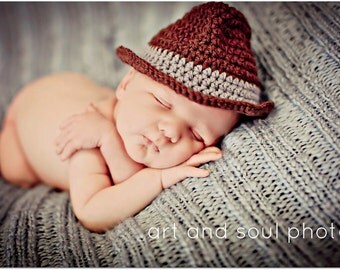 Newborn Photo Prop Baby Boy Fedora Hat